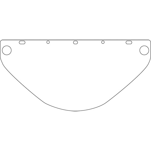 Dynamic Die Cut Faceshield Visor, PETG, Clear Tint Ontario Packaging