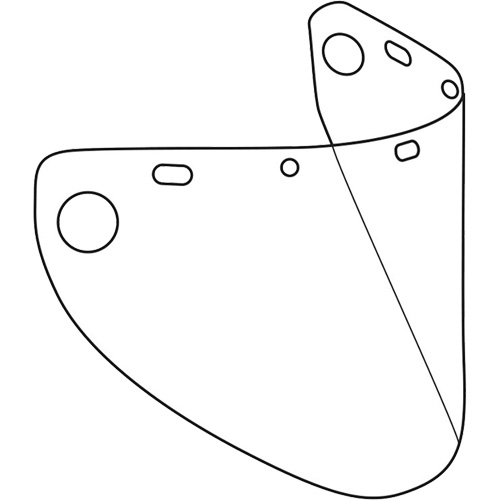 Dynamic Formed Faceshield, Copolyester/PETG, Clear Tint Ontario Packaging