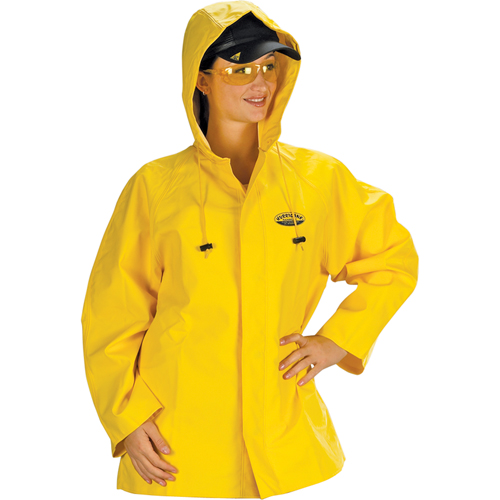 Hurricane Flame Retardant/Oil Resistant Rain Suits - Jackets, 4X-Large, Yellow Ontario Packaging
