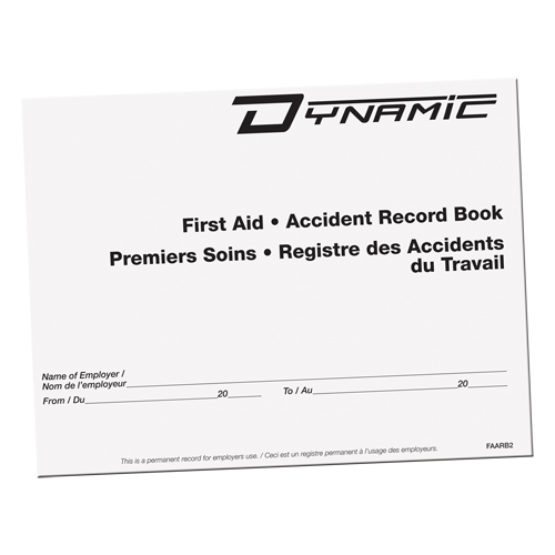 Dynamic Accident Record Book Ontario Packaging