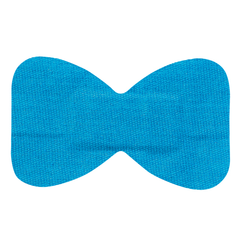 Dynamic Blue Adhesive Strips, Fingertip, 3", Fabric Metal Detectable, Sterile Ontario Packaging