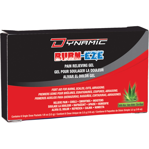Gel Burn-Eze pour le soulagement de la douleur Dynamic, Gel, Classe 2 Ontario Packaging