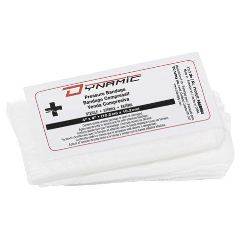 Dynamic Compress Bandage In Box, 4" L x 4" W Ontario Packaging