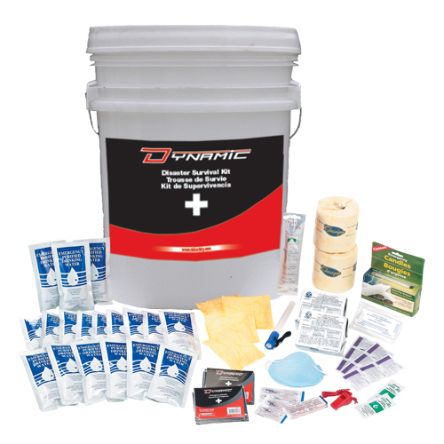 Dynamic Emergency Preparedness First Aid Kit, Class 1 Medical Device, Bucket Ontario Packaging