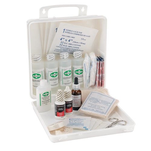 Dynamic Burn First Aid Kit for Welders, Class 1 Medical Device, Plastic B Ontario Packaging