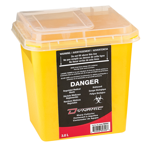 Dynamic Sharps&reg; Container, 3 L Capacity Ontario Packaging