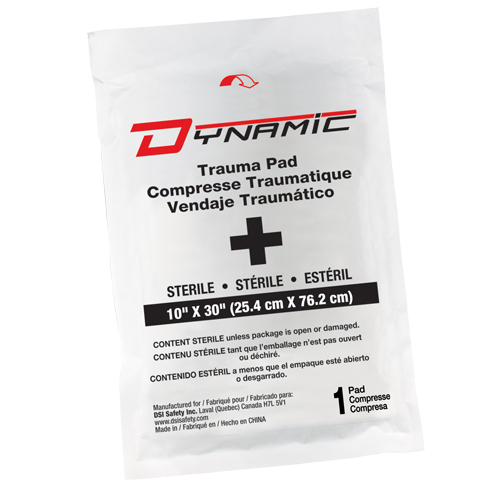 Dynamic Trauma Gauze, Pad, 10" L x 30" W, Sterile, Medical Device Class 1 Ontario Packaging