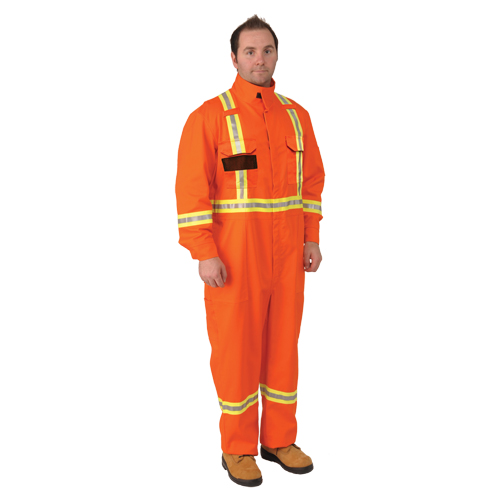 Combinaisons ignifuges &agrave; bandes Firewall FR, Taille Petit, Orange Ontario Packaging