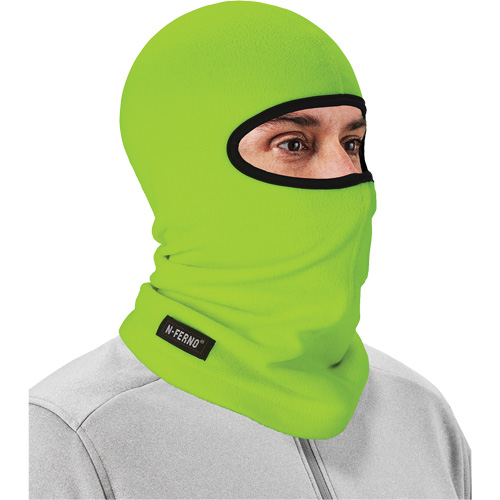 Passe-montagne N-Ferno 6821, Molleton, Vert lime haute visibilit&eacute; Ontario Packaging