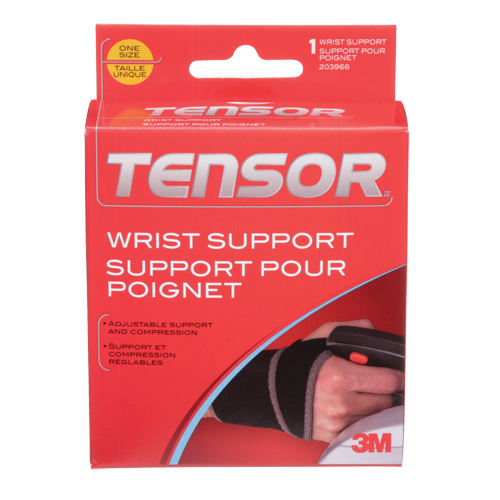 Tensor Wrist Support, Neoprene, One Size Ontario Packaging
