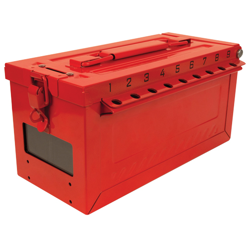 Small Group Lock Box, Red Ontario Packaging