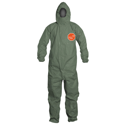 Tychem&reg; 2000 SFR Protective Coveralls, Small, Green Ontario Packaging