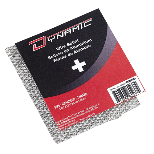 Dynamic Splints, Multipurpose, Aluminum Wire, 12", Class 1 Ontario Packaging