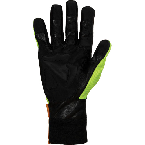 Endura&reg; Hi-Viz Chainsaw Gloves, Size Large/9, Goatskin Palm Ontario Packaging