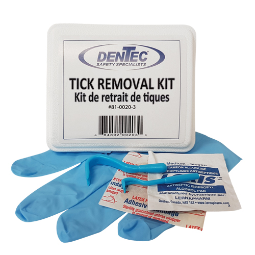 Tick Safety Kit, Class 1 Medical Device, Plastic Box Ontario Packaging