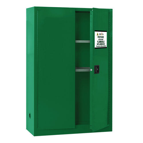 Pesticide Storage Cabinet, 45 gal., 65" H x 43" W x 18" D Ontario Packaging