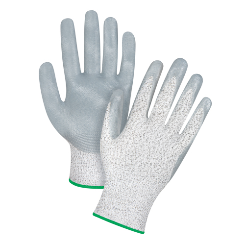 Gants haute performance r&eacute;sistants &agrave; la coupe, Taille Moyen/8, Calibre 13, Rev&ecirc;tement Nitrile, Enveloppe en PEHP, ANSI/ISEA 105 niveau 4/EN 388 niveau 5 Ontario Packaging
