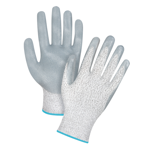 Gants haute performance r&eacute;sistants &agrave; la coupe, Taille T-Grand/10, Calibre 13, Rev&ecirc;tement Nitrile, Enveloppe en PEHP, ANSI/ISEA 105 niveau 4/EN 388 niveau 5 Ontario Packaging