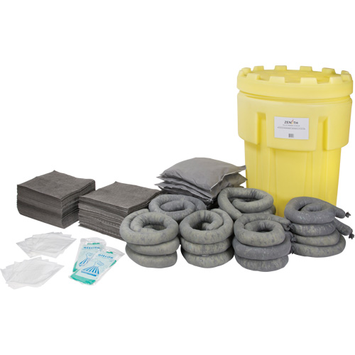 Spill Kit, Universal, Salvage Drum, 95 US gal. Absorbancy Ontario Packaging