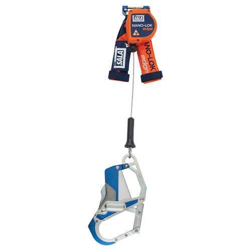 Nano-Lok Edge Self-Retracting Lifeline, 7.3', Stainless Steel, Swivel Ontario Packaging