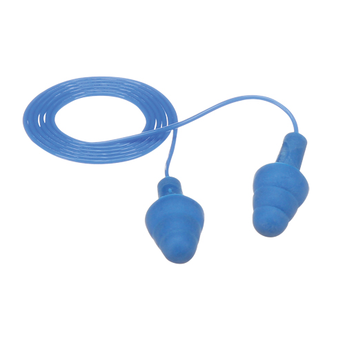 Bouchons d'oreilles d&eacute;tectables E-A-Rsoft UltraFit, Avec cordon, R&eacute;gulier, Vrac - Sac en poly, NRR dB 25 Ontario Packaging
