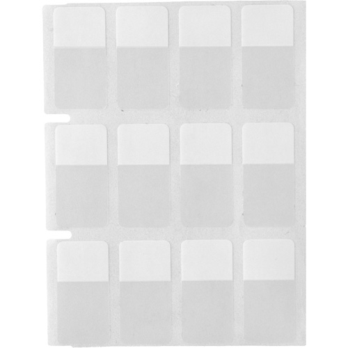 Core Series Self-Laminating Wire & Cable Labels, Vinyl, 0.5" L x 0.75" H, Clear Ontario Packaging