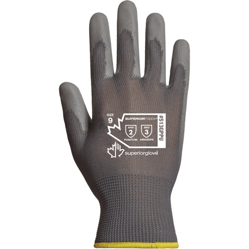 Gants tricot&eacute; Superior Touch, 8, R&ecirc;vetement Polyur&eacute;thane, Calibre 13, Enveloppe en Polyester Ontario Packaging