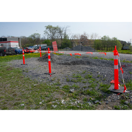Premium Delineator Post, 42" H, Orange Ontario Packaging