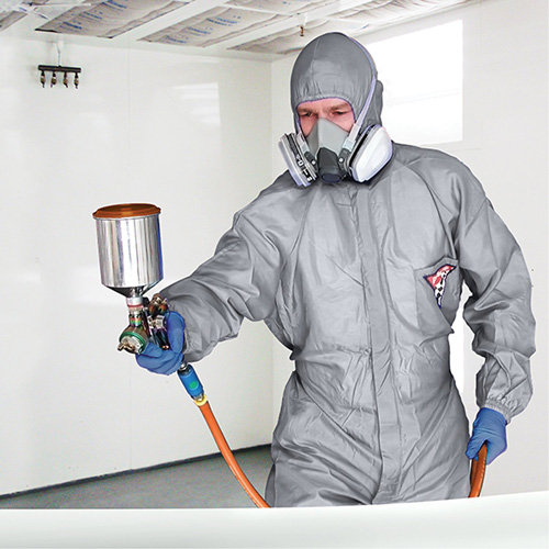 ProPlus Gard Protective Coveralls, Nylon, Large, Grey Ontario Packaging