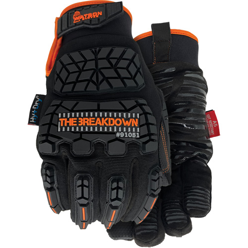 91051 The Breakdown Gloves, Size Medium, PVC Coated, Cutshield Shell, ANSI/ISEA 105 Level 4 Ontario Packaging