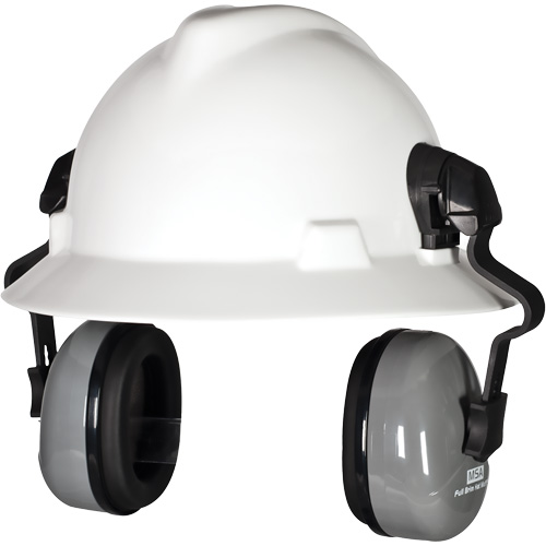 Serre-t&ecirc;te avec contr&ocirc;le du son SH pour les casques de s&eacute;curit&eacute; &agrave; bordure compl&egrave;te, Fixation pour casque, 25 NRR dB Ontario Packaging