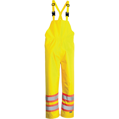 Salopette Open Road, Polyester, Petit, Jaune lime haute visibilit&eacute; Ontario Packaging