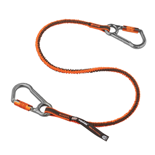 Squids&reg; 3118F(x) Locking Tool Lanyard, Bungee, Dual Carabiner Ontario Packaging