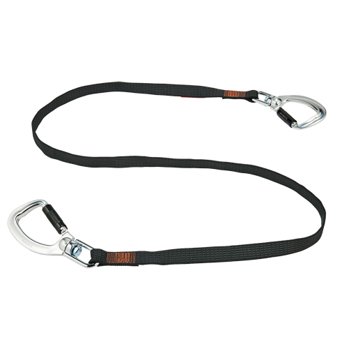 Squids&reg; 3139  Double-Locking Tool Lanyard with Swivel, Fixed Length, Dual Carabiner Ontario Packaging