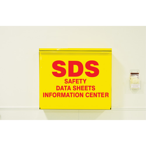 Safety Data Sheet Storage Cabinet, English, Binders Included Ontario Packaging