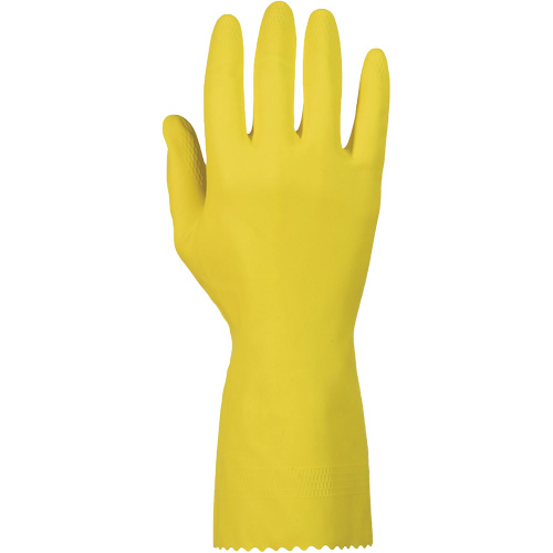 ChemStop Gloves, Size Small/7, 12" L, Latex, Flock-Lined Inner Lining, 12-mil Ontario Packaging