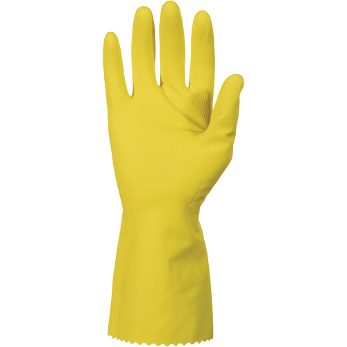 ChemStop Gloves, Size Small/7, 12" L, Latex, Flock-Lined Inner Lining, 12-mil Ontario Packaging