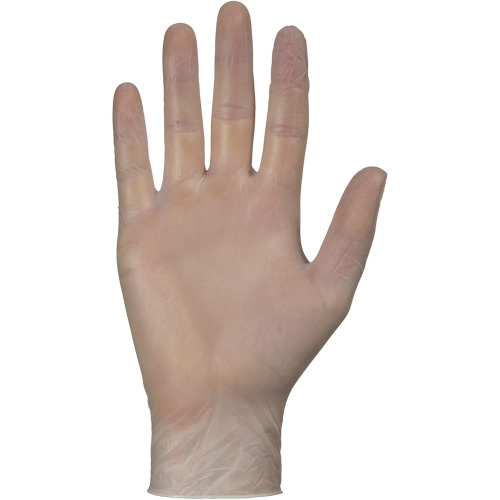 Disposable Gloves, Small, Vinyl, 4-mil, Powder-Free, White Ontario Packaging