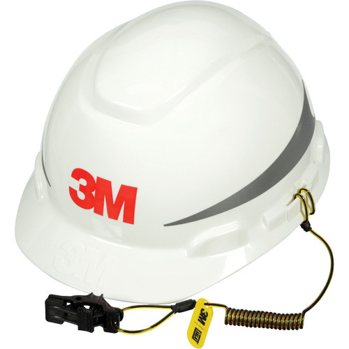 Longe pour casque de s&eacute;curit&eacute;, Spirale, Attache/boucle Ontario Packaging