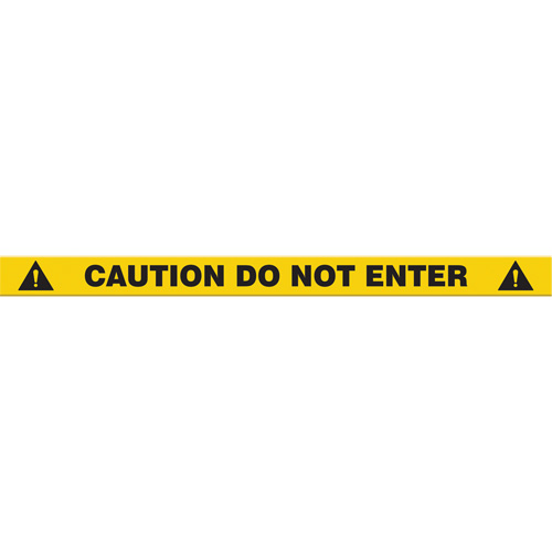Marqueur robuste pour le sol Tough-Mark, Rectangle, 48" lo x 2" la, Jaune, Poly&eacute;thyl&egrave;ne Ontario Packaging