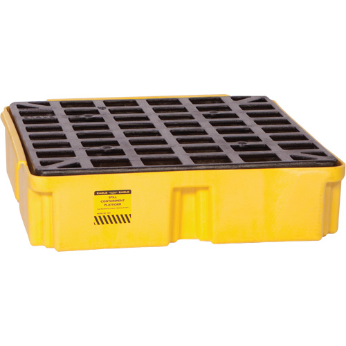 Modular Spill Platform, 15 US gal. Spill Capacity, 26" x 26.25" x 6.5" Ontario Packaging