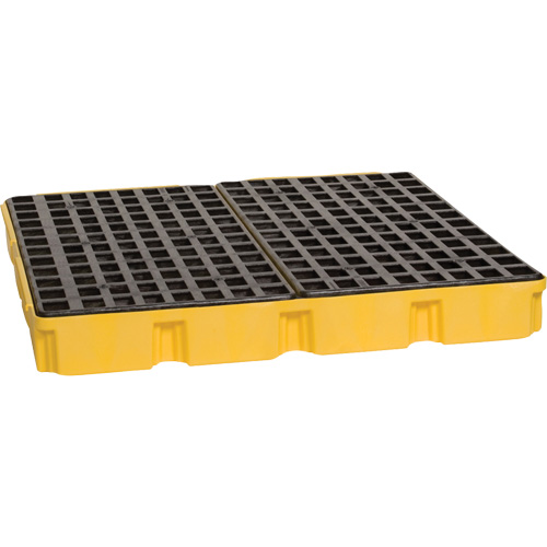 Modular Spill Platform, 60.5 US gal. Spill Capacity, 51.5" x 51.5" x 6.5" Ontario Packaging