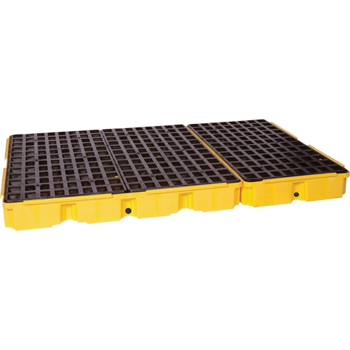 Modular Spill Platform, 88 US gal. Spill Capacity, 51.5" x 78.25" x 6.5" Ontario Packaging