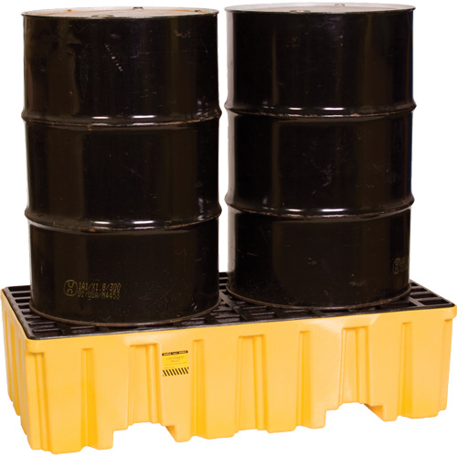 Spill Containment Pallet, 66 US gal. Spill Capacity, 26.25" x 51" x 13.75" Ontario Packaging