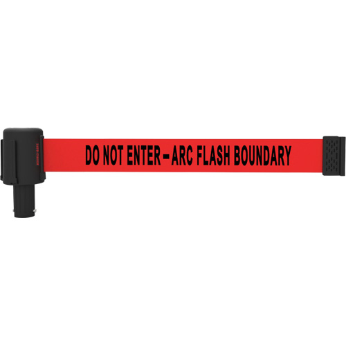 Cassettes de banni&egrave;re PLUS, Do Not Enter - Arc Flash Boundary, 15', Ruban Rouge Ontario Packaging