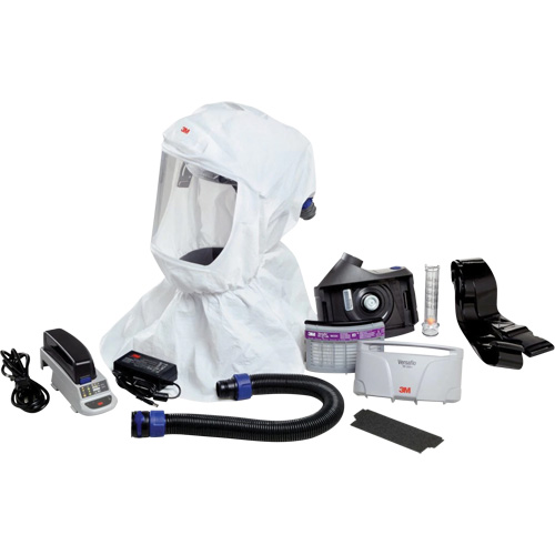 Versaflo Easy Clean PAPR Kit, Loose Fitting Hood & Faceshield, Lithium-Ion Battery Ontario Packaging