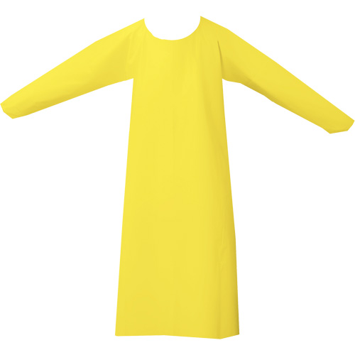 CoverMe Gown, One Size, Yellow, Polyurethane Ontario Packaging