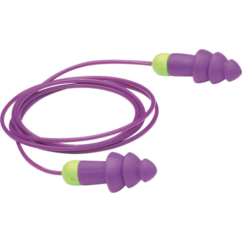 Rockets&reg; Reusable Earplugs, Corded, Bulk - Polybag, 27 dB NRR, One-Size Ontario Packaging