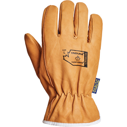 Endura&reg; Driver's Glove, Small, Grain Goatskin Palm, Thinsulate Inner Lining Ontario Packaging
