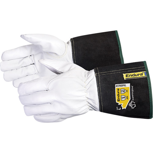 Gants de soudage &agrave; l'arc TIG Endura, Cuir fleur de ch&egrave;vre, Taille Moyen Ontario Packaging